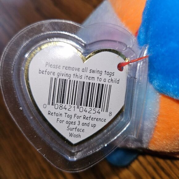 Beanie Baby ‘Lips’ The Fish | Rare Vintage Plush Collector Toy - Picture 3 of 6